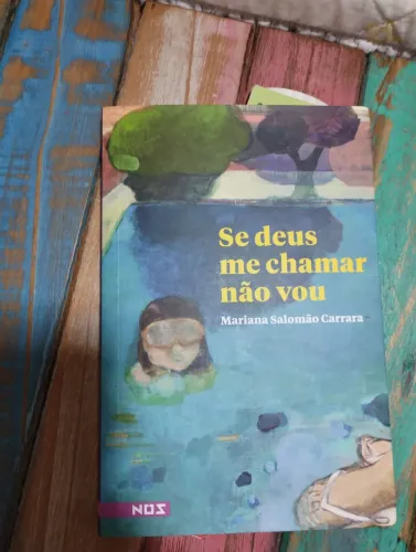 Livro "Se deus me chamar não vou" novo.