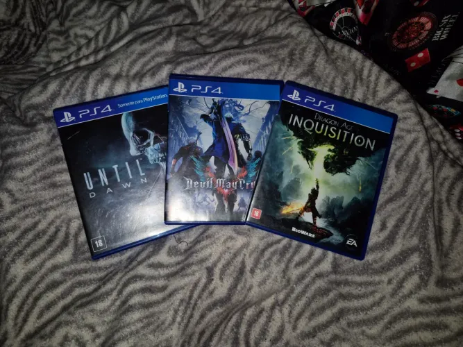 Combo de três jogos PS4 !