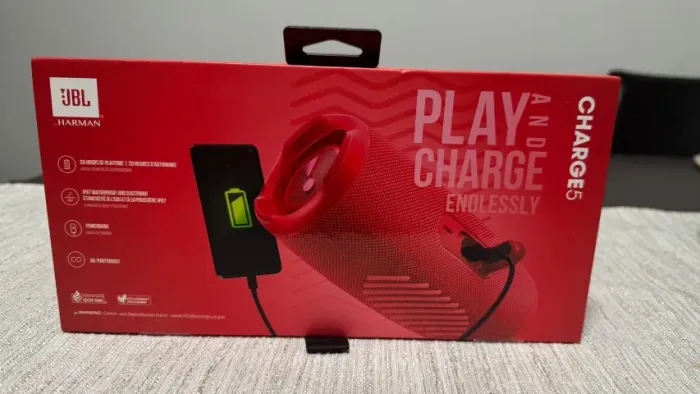 JBL CHARGE 5 RED ORIGINAL E LACRADO!!!