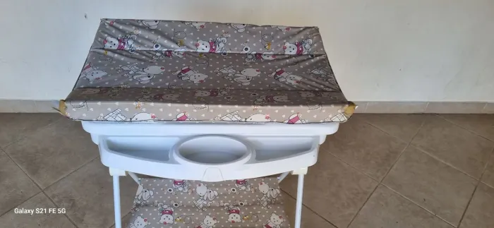 Banheira de bebê com trocador Galzerano
