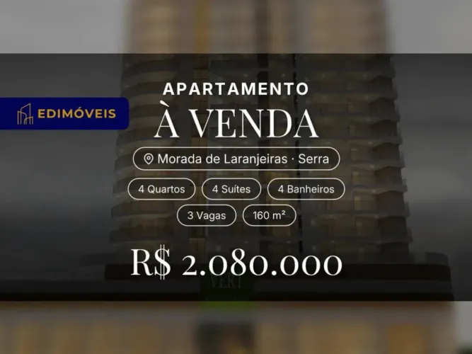 Seu novo lar em Morada de Laranjeiras: Apartamento 4 quartos com varanda gourmet