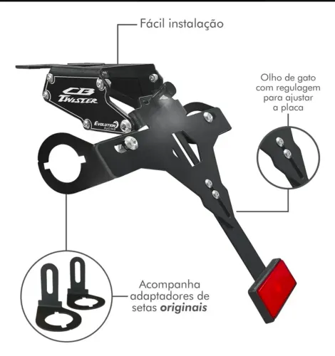 Eliminador de rabeta twister 250f 16/22