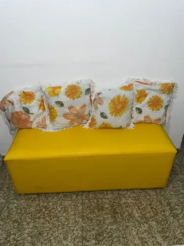 Baú com almofada 