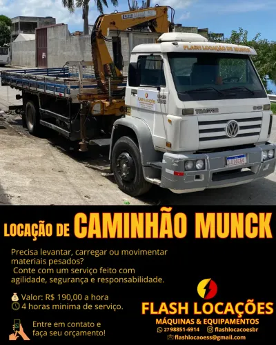 Locação de Caminhão Munck