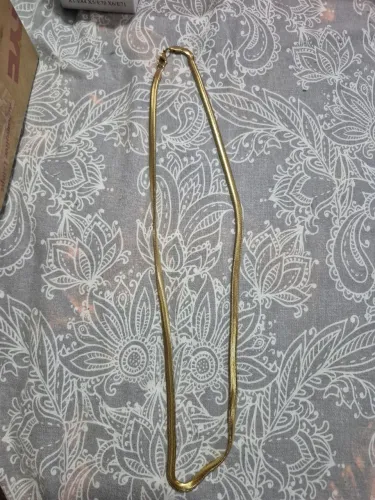 Corrente tipo serpente folhada 