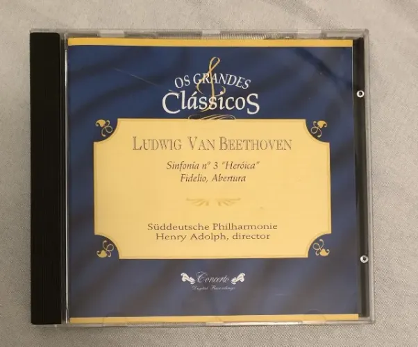 Cd Beethoven - Sinfonia N° 3 Heroica - Fidelio - Abertura