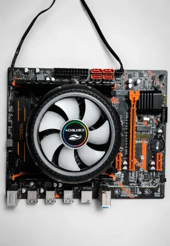 kit xeon Placa, memoria, processador e coller.