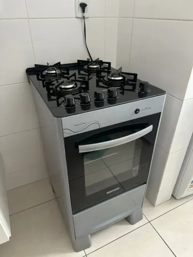 Fogão SUGGAR NEO GLASS - Mesa de Vidro - 4 Bocas