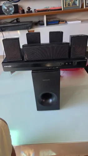 Caixas Som 5.1 Home Theater Samsung HT-E350K (LEIA A DESCRIÇÃO.....)