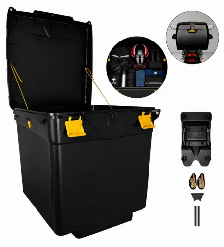 Baú Icebras 110L para Moto + Suporte Universal Incluso