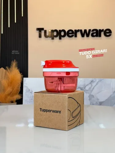 Tupperware Turbo Chef Supersonic 300ml Vermelho