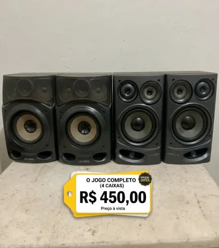 4 caixas de Som Aiwa