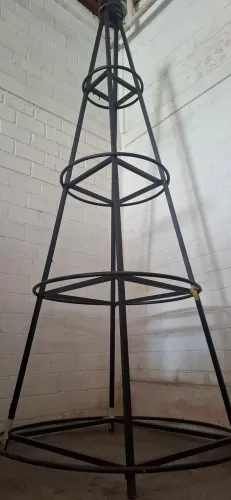 Estrutura de árvores de Natal