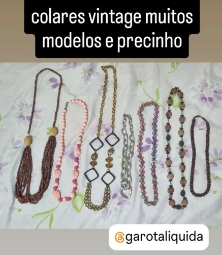 colares vintage muitos modelos e precinho