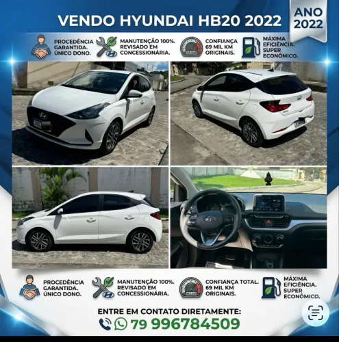 Hyundai HB20 Evol. Bluelink 1.0 TB Flex 12V AUT 2022