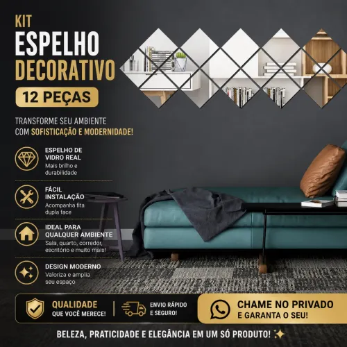 Espelhos decorativos para seu ambiente