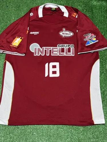 Camisa Intelli Futsal Home 2010 #18 Rafinha Usada em Jogo