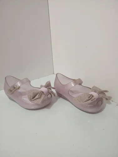Sapatilha Mini Melissa Ultragirl Sweet Rosa Glitter - Tam17/18