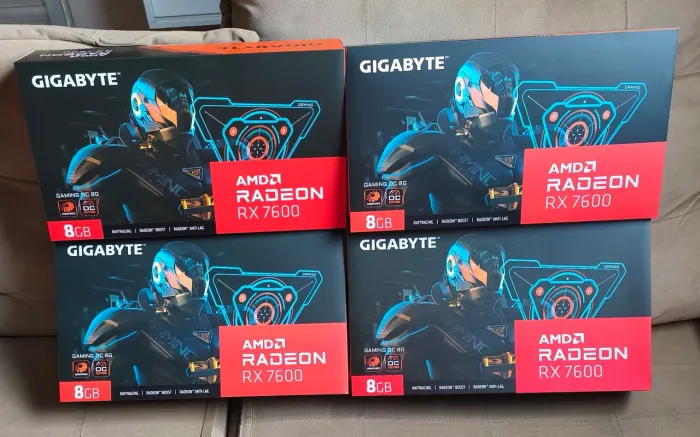 Gigabyte RX 7600 Eagle  LACRADA NF e Garantia. VENDO OU TROCO