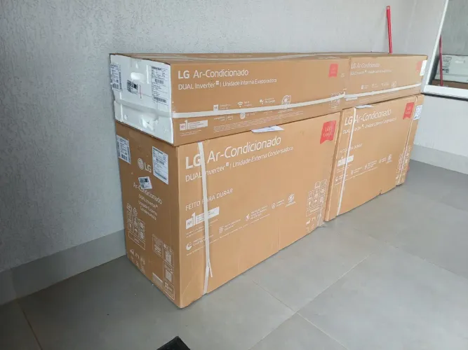 AR CONDICIONADO LG 24 MIL BTUS AI VOICE DUAL INVERTER