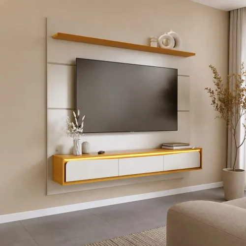 Painel Com LED Para Tv 65p" entregamos em até 24 horas