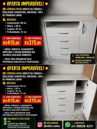 Comôda nova direto de fabrica!