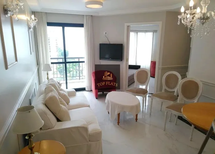 Flat para locação em Moema.
