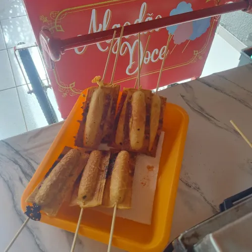 Crepes, Pipoca e Algodão doce.