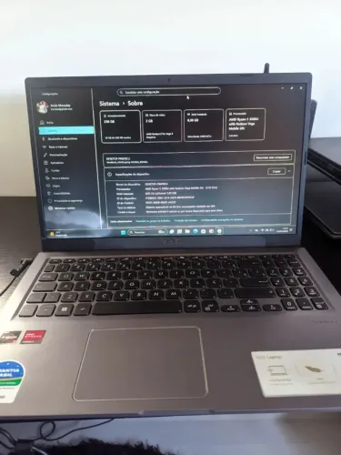 Notebook ASUS X515DA | Ryzen 5 | 8GB RAM
