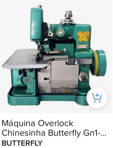 Máquina Overloque Chinesinha 