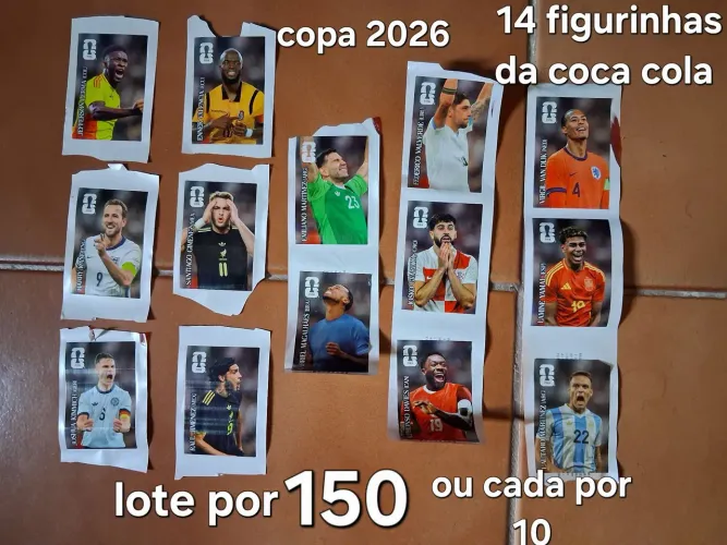 Figurinhas da coca cola copa do mundo 2026