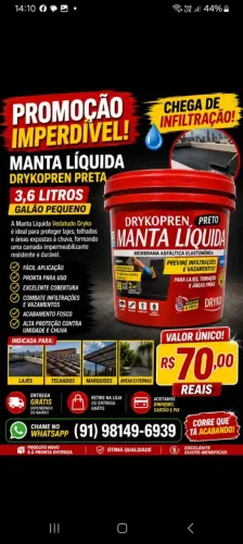 Manta líquida 3,6 litros