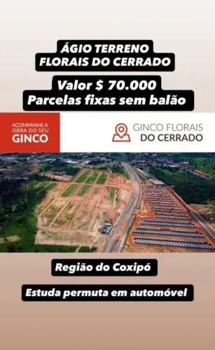 Terreno condomínio florais do cerrado