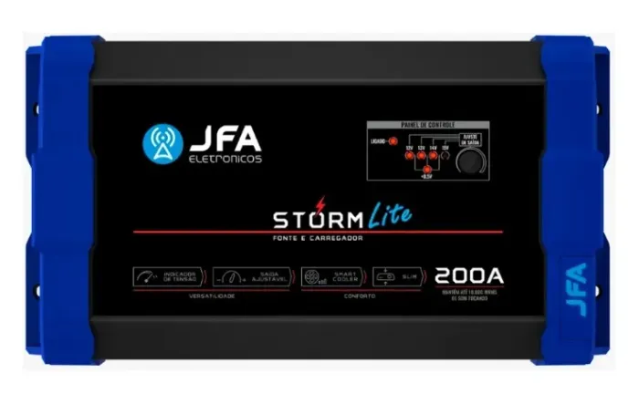 Fonte Automotiva 14v 200a jfa bivolt nova garantia