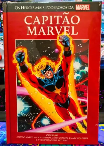 Marvel Salvat - Capitão Marvel (LACRADA) Quadrinhos Gibi HQs
