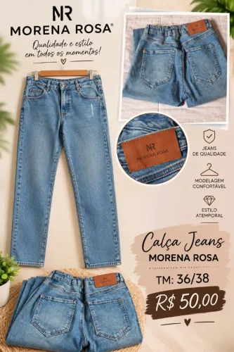 Calças jeans Morena Rosa