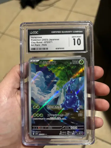 Carta Pokémon Heracross CGC 10