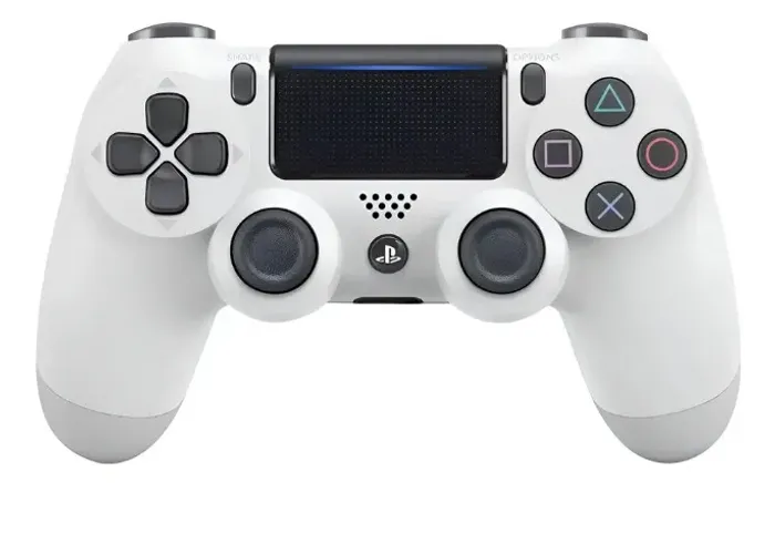 CONTROLE COMPATÍVEL COM PS4, PC E SMART TV NA COR BRANCA
