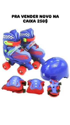 PATINS ? NOVO NA CAIXA USADO 3X COMPLETO