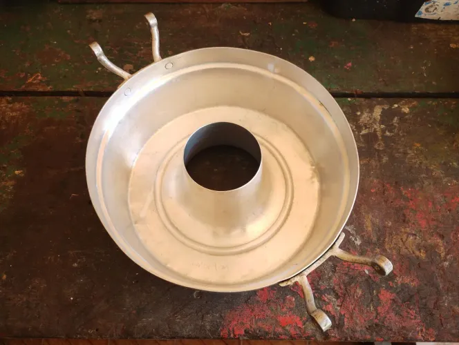 FORMA DE BOLO EM ALUMÍNIO REFORÇADO 25X9CM