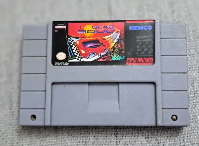 Cartucho Super Nintendo - Top Gear 3000
