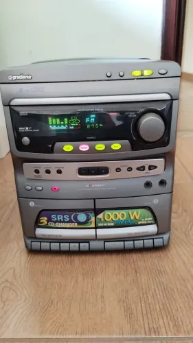 Mini System Gradiente 3 CD Rádio K7