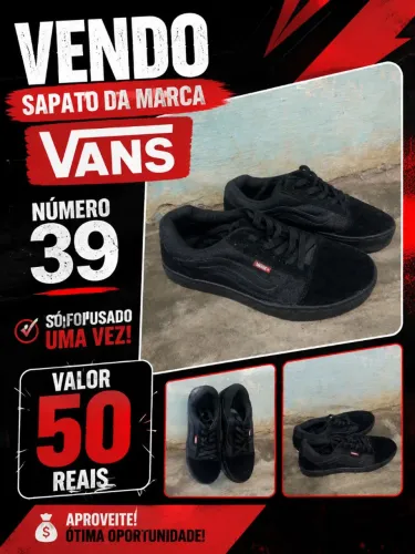 Sapato da marca vans número 39