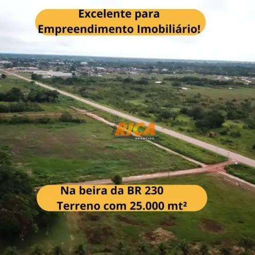 Vende-se excelente terreno com 25.000 mil mt² na beira da BR 230 - Humaitá/AM