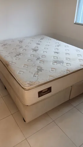 Cama Box Queen Gazin Diamante + Colchão