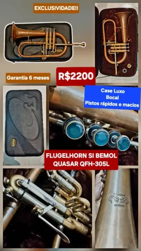Flugel Bb QUASAR QFH-305L envelhecido