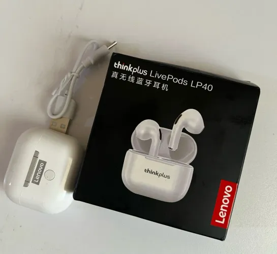 Fone Lenovo LP40 TWS Bluetooth 5.0 Original - Sem Fio
