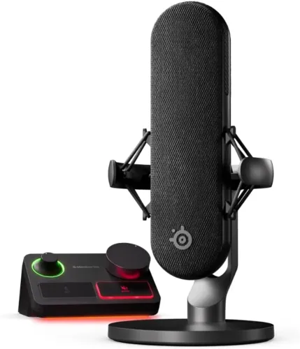 Microfone SteelSeries Alias Pro Kit, XLR + Stream Mixer (Lacrado)