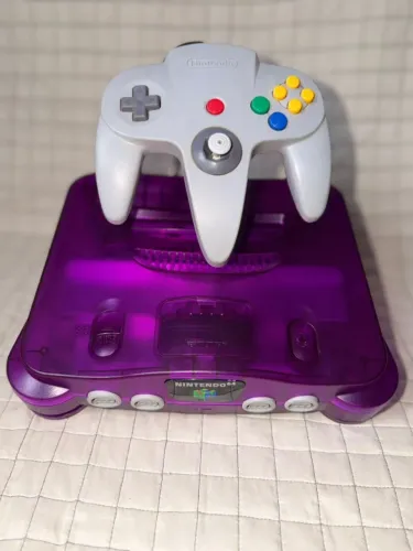 Nintendo 64 Roxo completo