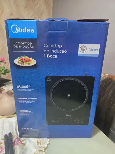 Cooktop 1 Boca Indução Portátil Midea